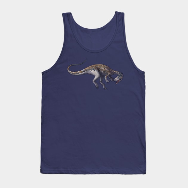 Coelophysis bauri Tank Top by CoffeeBlack